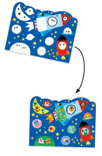 Coloriages magiques - Caché dans le ciel - La Ribouldingue