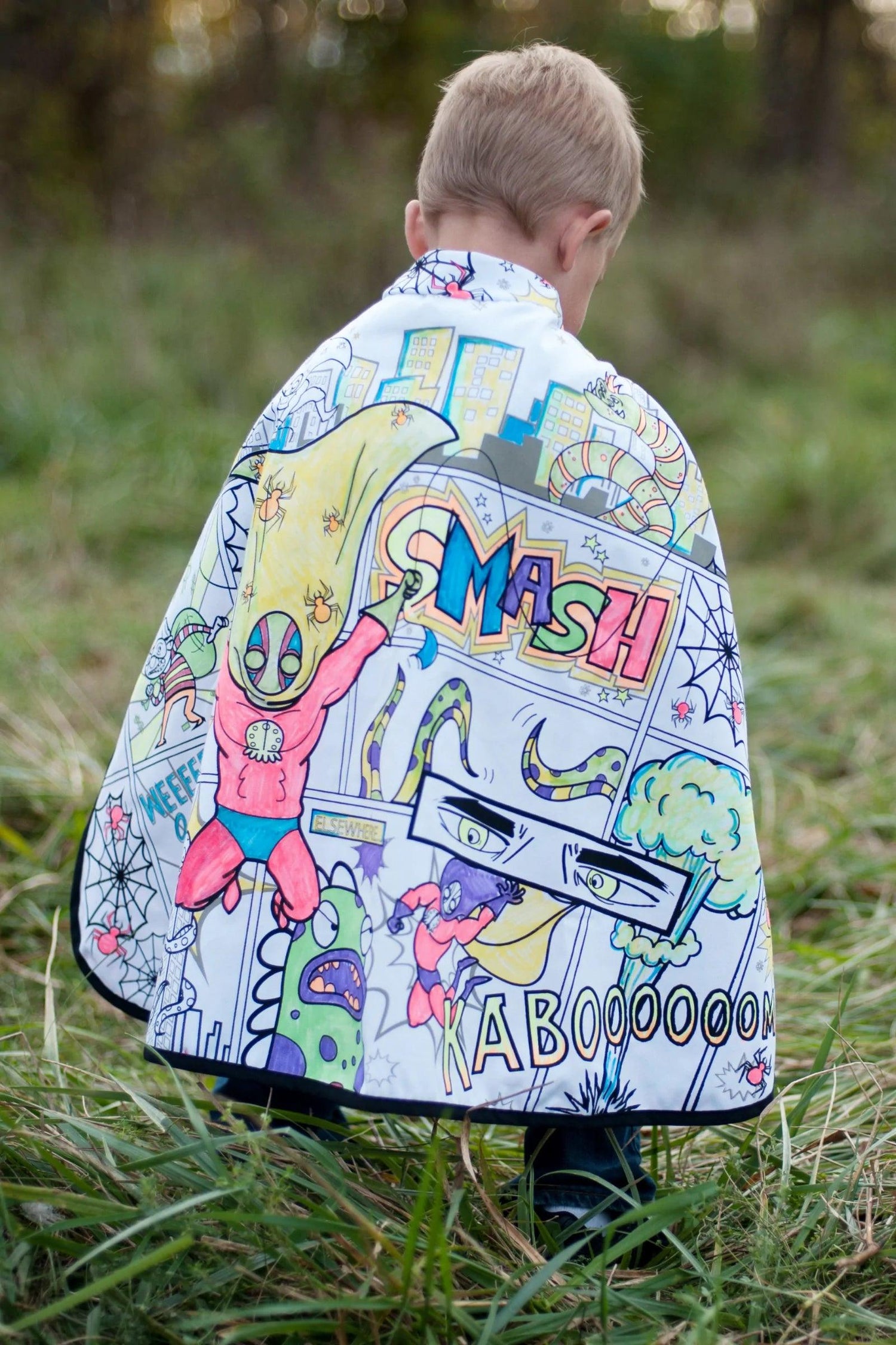 Colorie une Cape - Super Héro araigné (4-7 ans) - La Ribouldingue