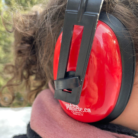 Coquilles protectrices du bruit - Rouge - La Ribouldingue