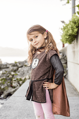 Costume chevalier cuivre 5-6 ans - La Ribouldingue