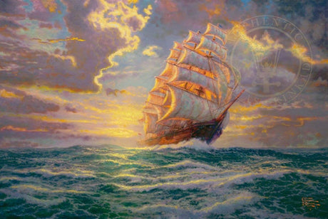 Courageous Voyage - Kinkade - Peinture à numéros - La Ribouldingue