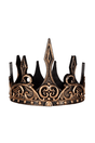 Couronne de Roi Noir et Or Ajustable - La Ribouldingue