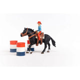 Cowgirl et Tonneaux de Racing - Farm World - La Ribouldingue