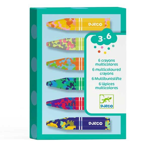 Crayons multicolores (6) - La Ribouldingue