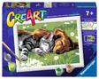 CreArt - Chien et chat endormis - La Ribouldingue