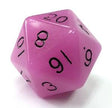 D20 Jumbo Glow in the Dark - Violet / Noir - La Ribouldingue
