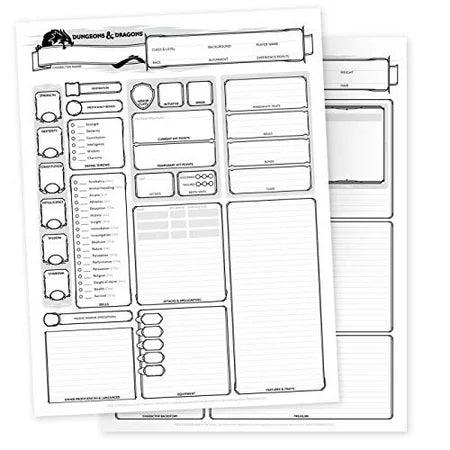 D&D - Character Sheets (Ang) - La Ribouldingue