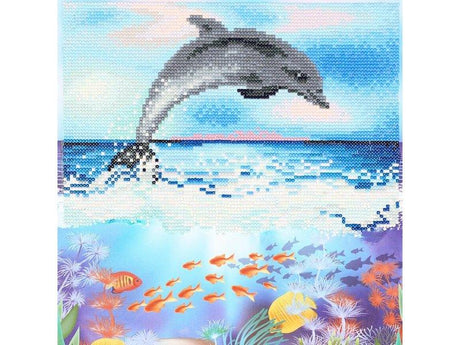 Dauphin - Diamond Art - Intermédiaire - La Ribouldingue