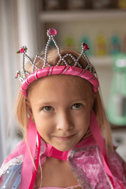 Diadème à rubans rose foncé - La Ribouldingue