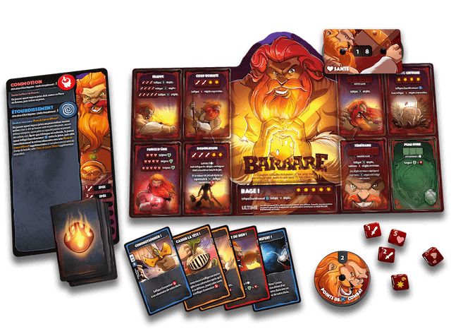 Dice Throne Saison 1 - Barbare vs Elfe Lunaire (Fr) - La Ribouldingue