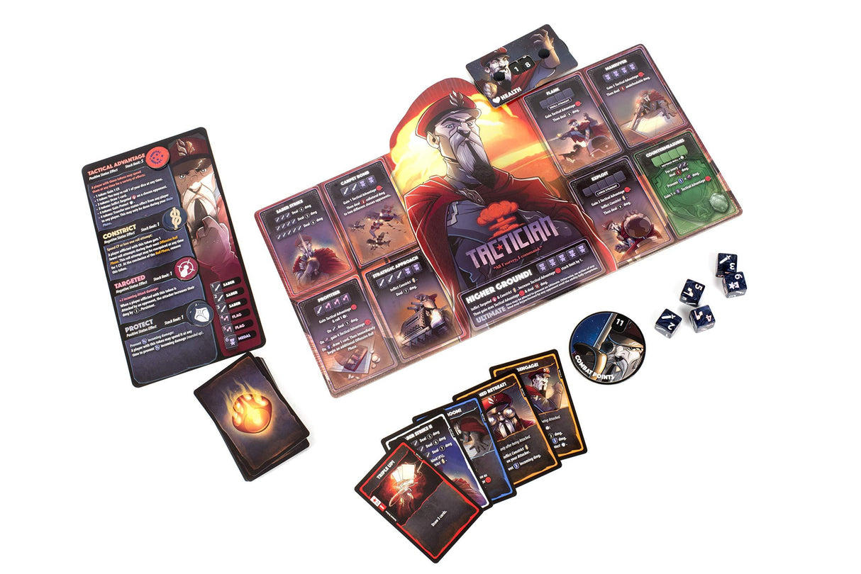 Dice Throne Saison 2 - Tactician vs Huntress (Ang) - La Ribouldingue