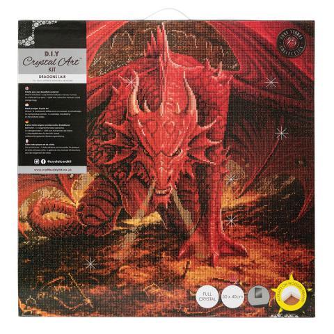 Dragon's Lair - Crystal Art Kit - X-Large - La Ribouldingue