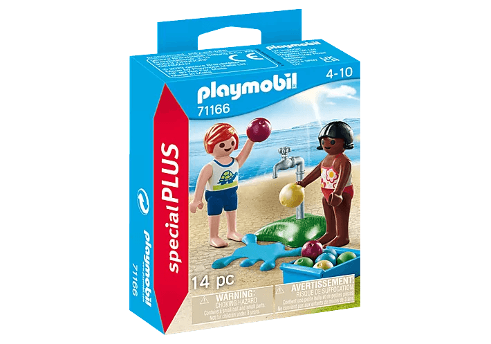 Enfants et ballons d'eau - La Ribouldingue