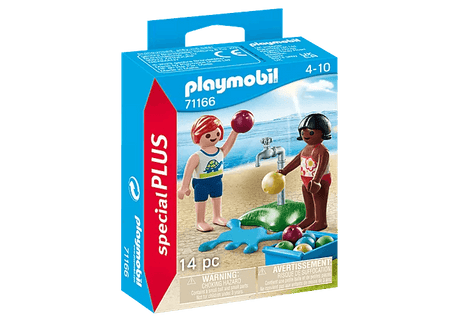 Enfants et ballons d'eau - La Ribouldingue