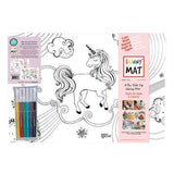 Ensemble Funny Mat 2 x napperons et 6 marqueurs Giotto - La Ribouldingue