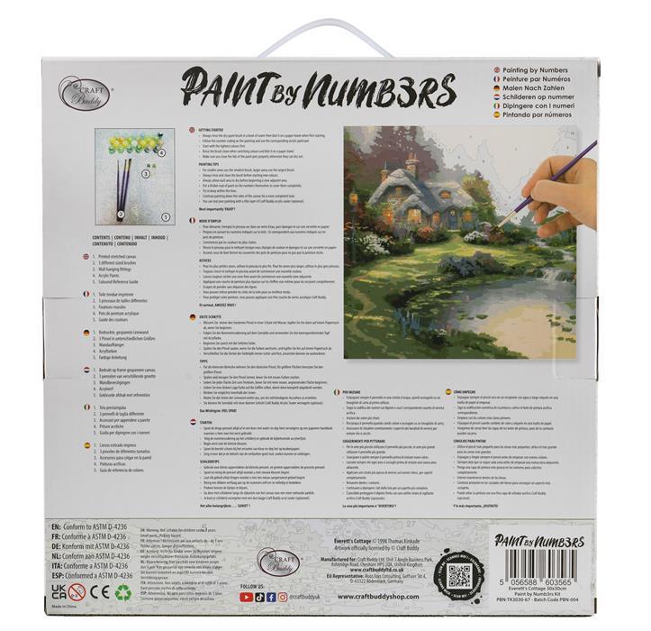 Everett's Cottage - Kinkade - Peinture à numéros - La Ribouldingue