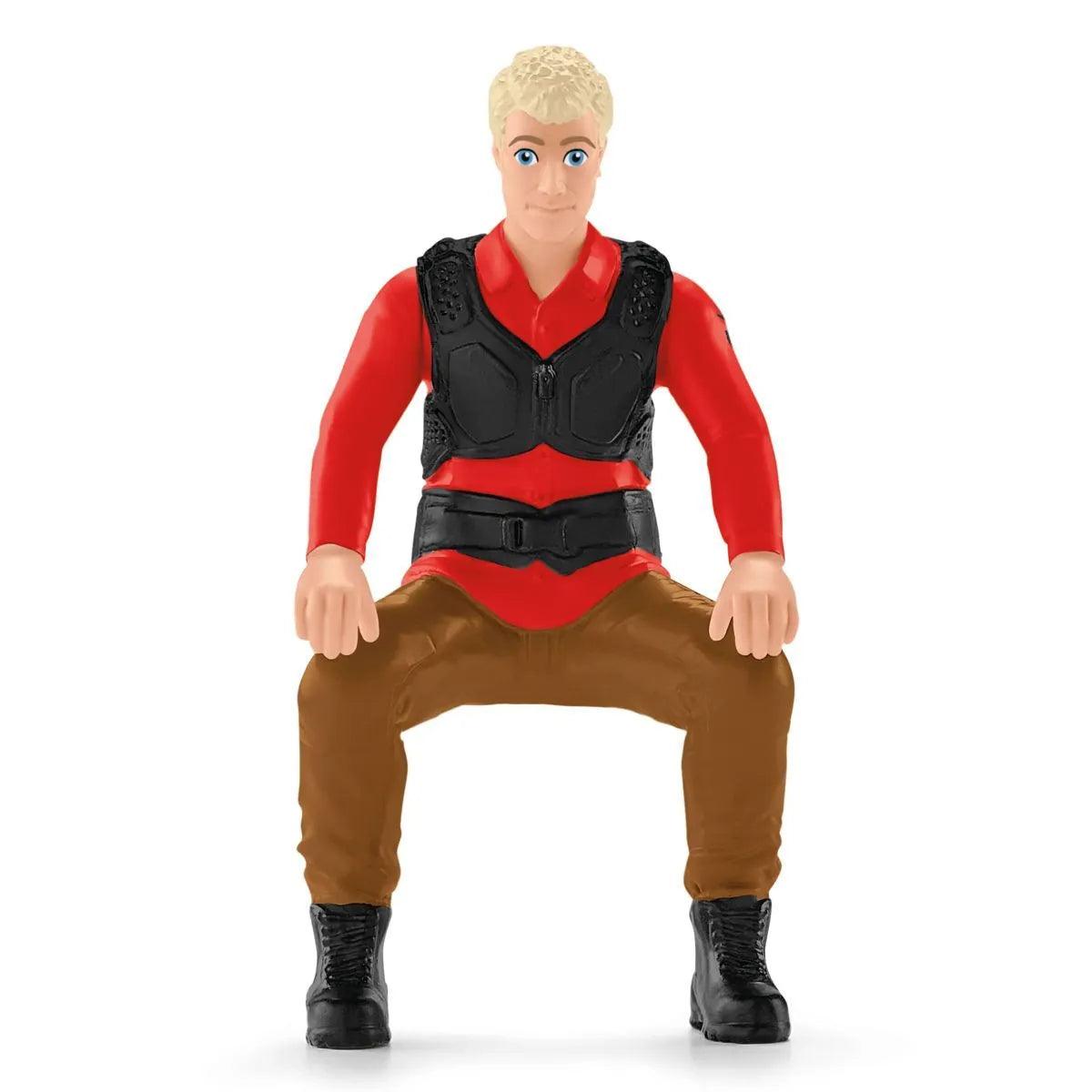 Fuite sur quad face au vélociraptor - Dinosaure - La Ribouldingue