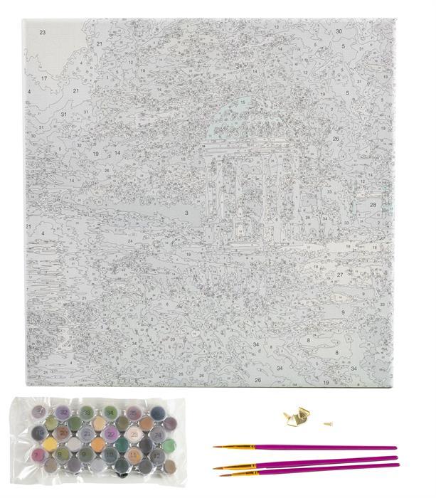 Garden of Prayer - Kinkade - Peinture à numéros - La Ribouldingue