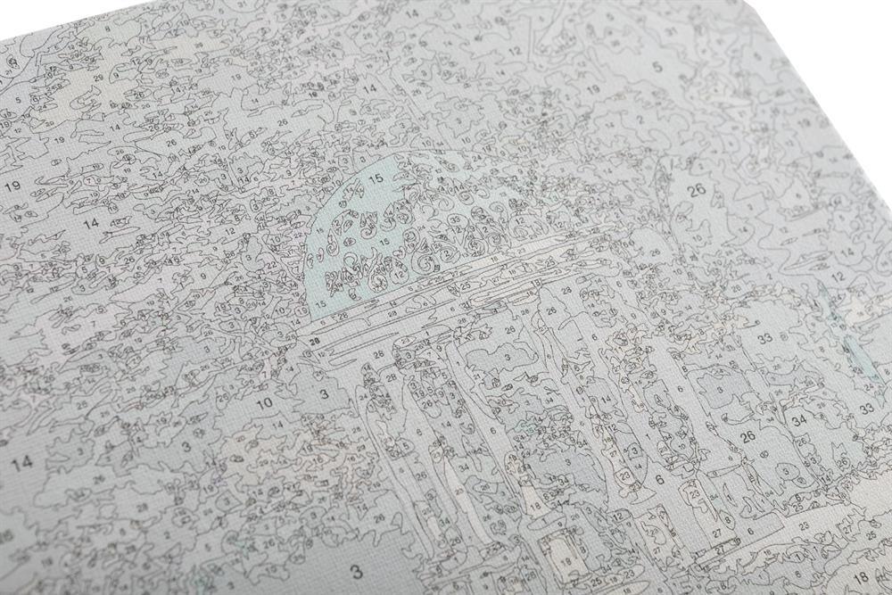 Garden of Prayer - Kinkade - Peinture à numéros - La Ribouldingue