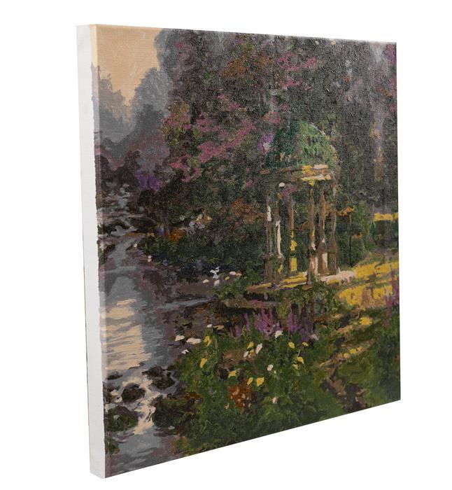 Garden of Prayer - Kinkade - Peinture à numéros - La Ribouldingue