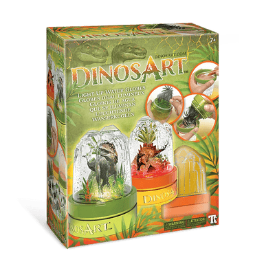 Globes d'eau lumineux - DinosArt - La Ribouldingue