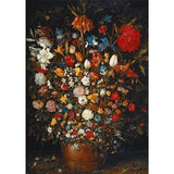 Grand bouquet de fleur dans un vase en bois - 1000 mcx - La Ribouldingue