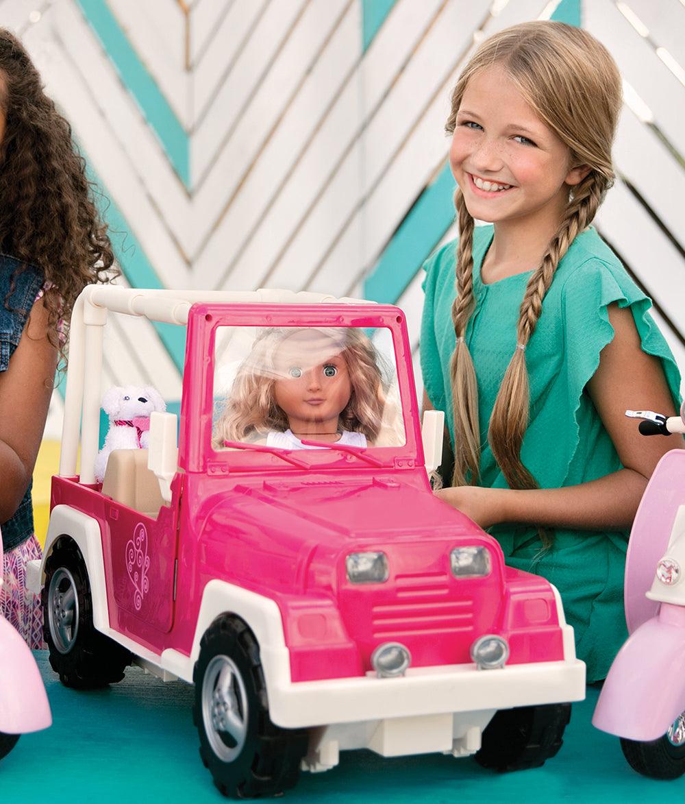 Jeep Og Girl Pink Car Generation Doll Vehicle Our Generation My