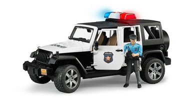 Jeep Wrangler Unlimited Rubicon Police vehicle with policeman and accessories - La Ribouldingue