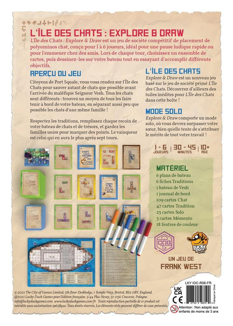 L'Île des Chats: Explore and Draw (Fr) - La Ribouldingue