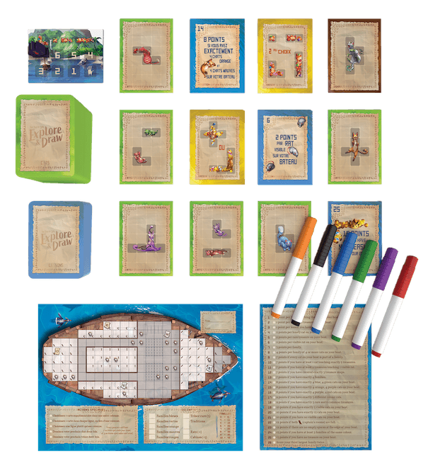 L'Île des Chats: Explore and Draw (Fr) - La Ribouldingue