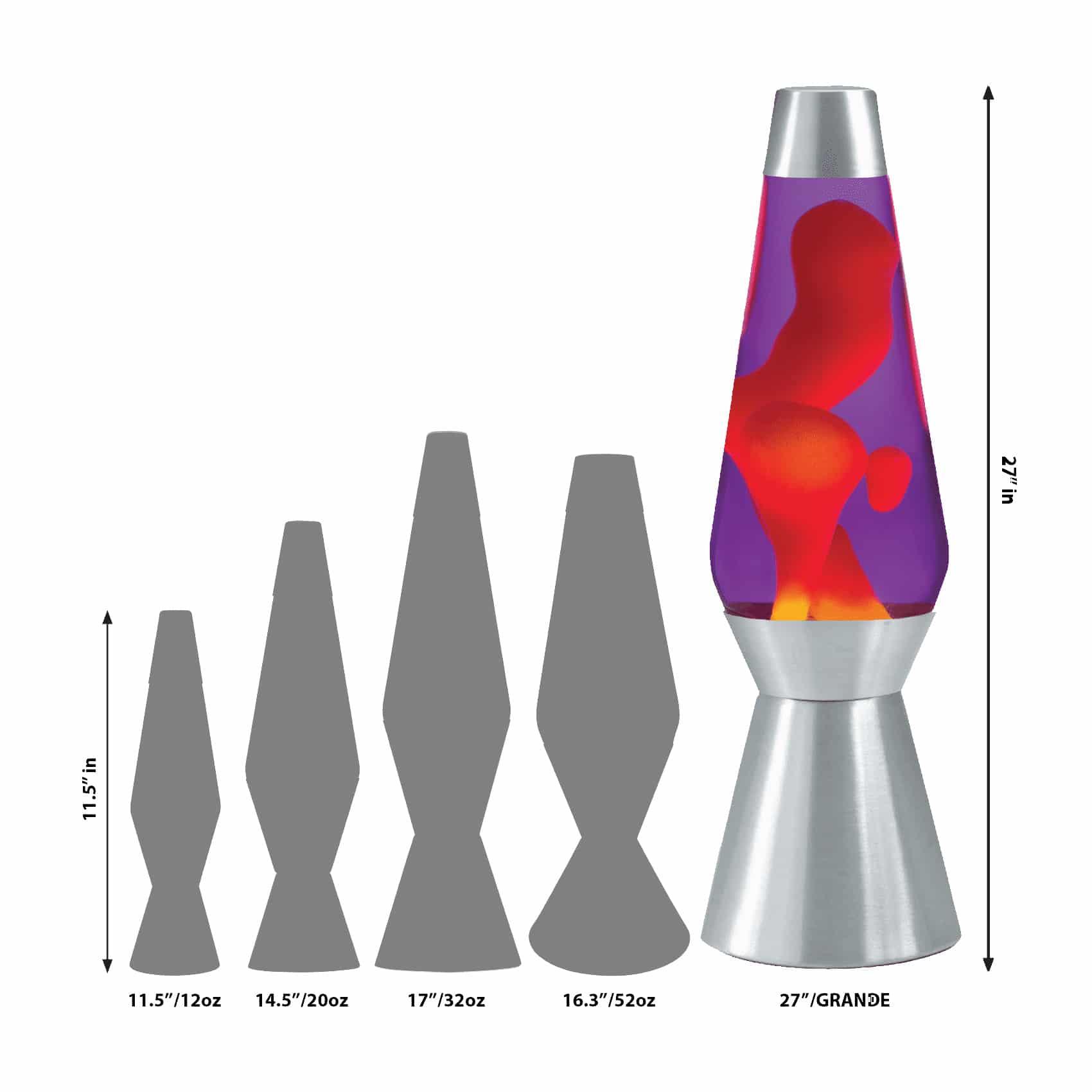 Lava Lamp Silver 27in – La Ribouldingue
