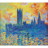 London Parliament in Winter - Monet - Intermédiaire - La Ribouldingue
