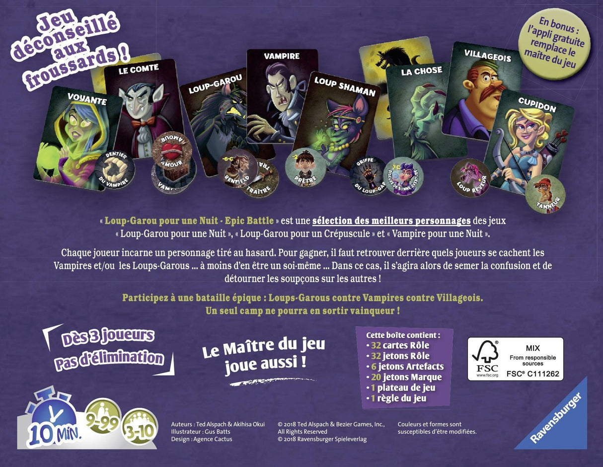 Loup Garou Pour Une Nuit - Epic Battle (Fr) - La Ribouldingue