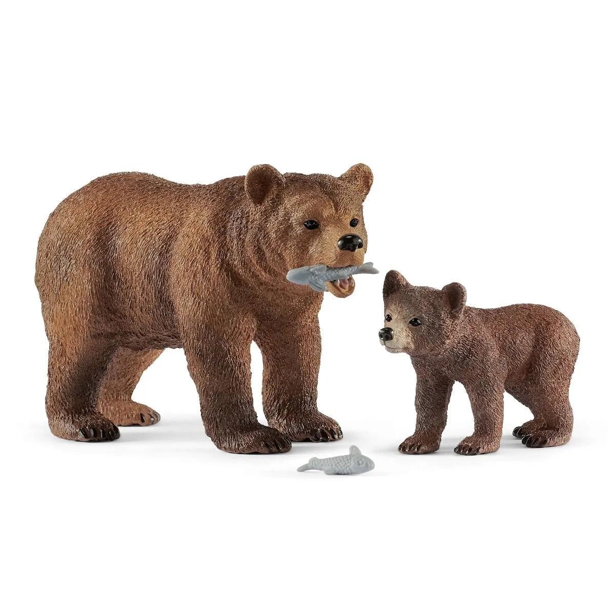 Maman grizzly avec ourson - Wild Life - La Ribouldingue