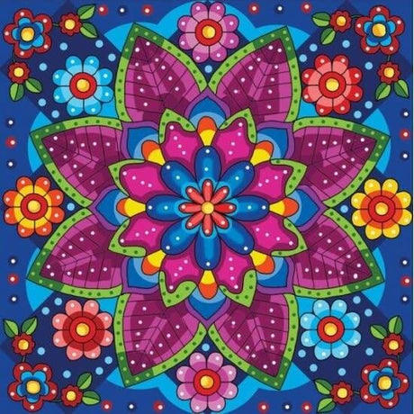 Mandala Fleuri - La Ribouldingue