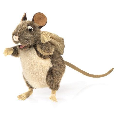 Marionnette - Rat avec Sac à Dos - La Ribouldingue
