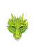 Masque de dragon vert - La Ribouldingue