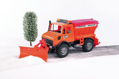 MB-Unimog pour service d'hiver avec lame de chasse-neige - La Ribouldingue