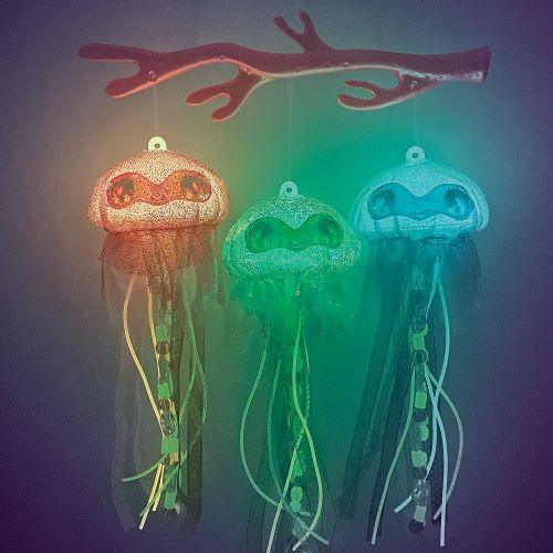 Méduses luminescentes - Coralia - La Ribouldingue