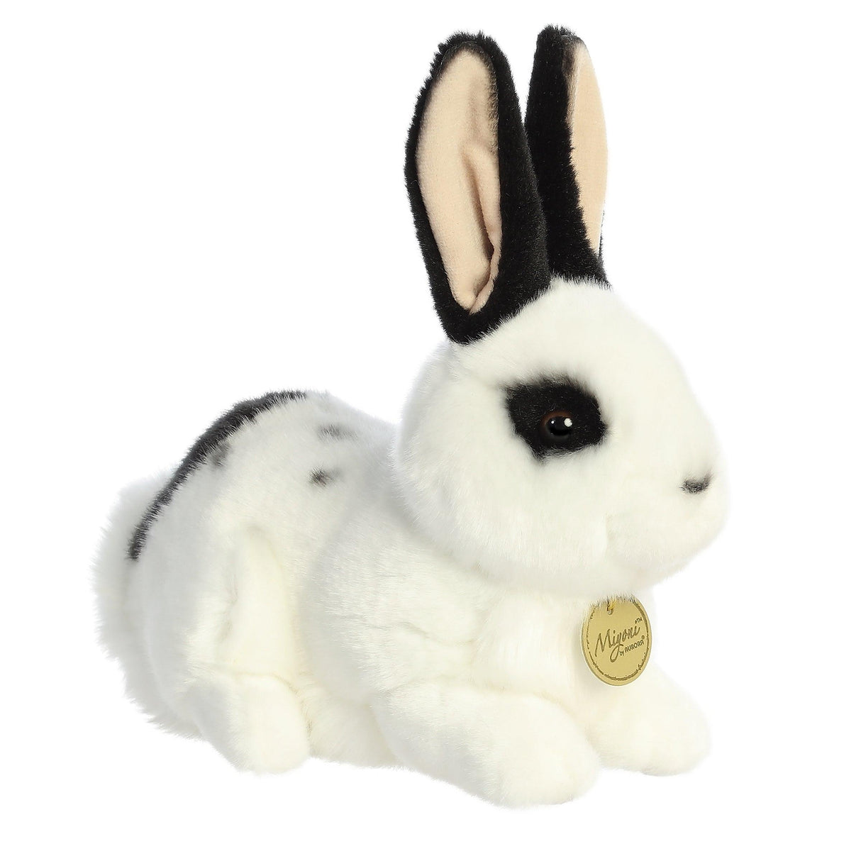 Miyoni - Lapin de Pâques blanc et noir - 11 po - La Ribouldingue