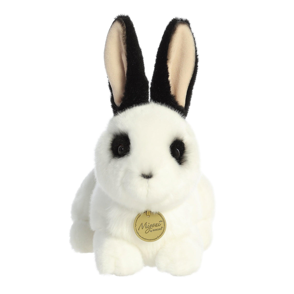 Miyoni - Lapin de Pâques blanc et noir - 11 po - La Ribouldingue