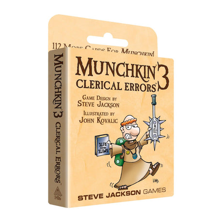 Munchkin 3 - Clerical Errors (Ext) (Ang) - La Ribouldingue