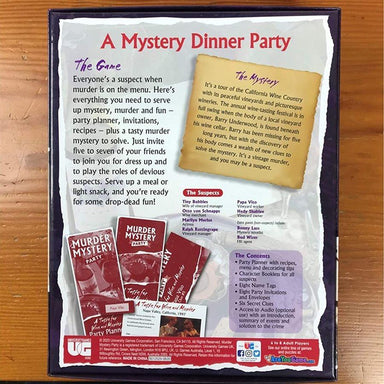 Murder Mystery Party - A Taste for Wine and Murder (Ang) - La Ribouldingue