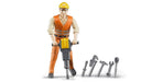 Ouvrier de chantier avec accessoires - La Ribouldingue