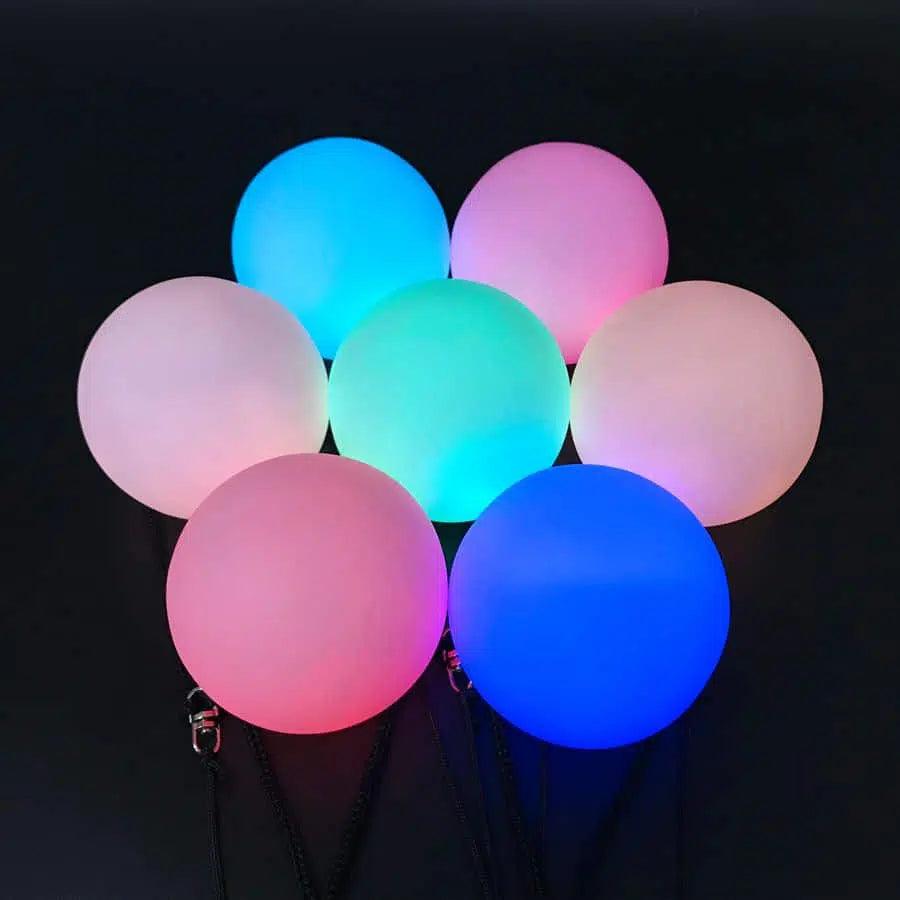 Paire de Poïs Multicolor Lumineux - La Ribouldingue