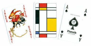 Paquet de Cartes à Jouer Simple - Carrelé - La Ribouldingue