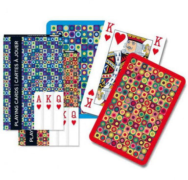 Paquet de Cartes à Jouer Simple - Points Colorés - La Ribouldingue