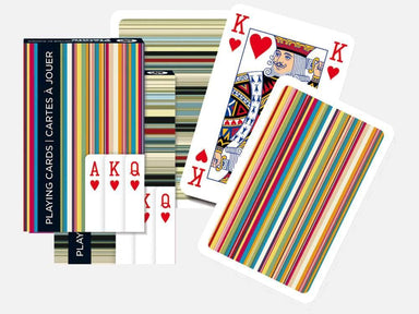 Paquet de Cartes à Jouer Simple - Rayé - La Ribouldingue