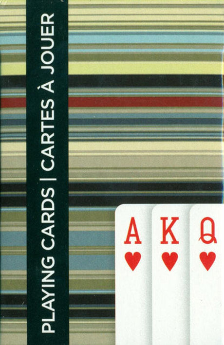 Paquet de Cartes à Jouer Simple - Rayé - La Ribouldingue