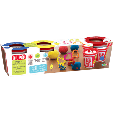 Pâte à Modeler (3) avec moules - Parfumée - La Ribouldingue